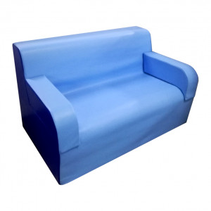 Sillón doble con brazos