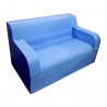 Sillón doble con brazos